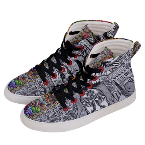 Men s Hi-Top Skate Sneakers 