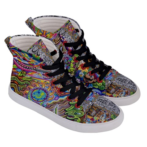 Men s Hi-Top Skate Sneakers 