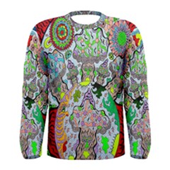 Supersonic Mushrooms Men - Men s Long Sleeve T-Shirt