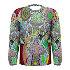 Supersonic Mushrooms Men - Men s Long Sleeve Tee