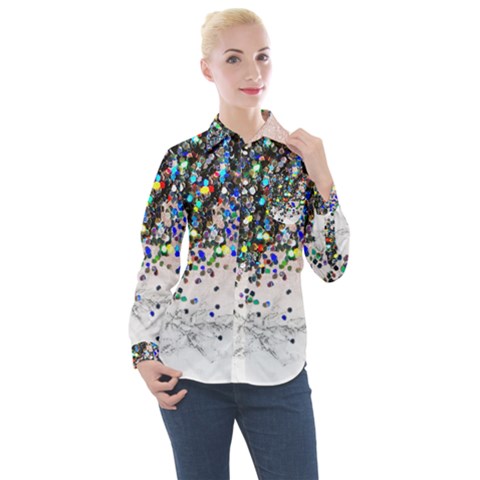 Women s Long Sleeve Pocket Shirt 