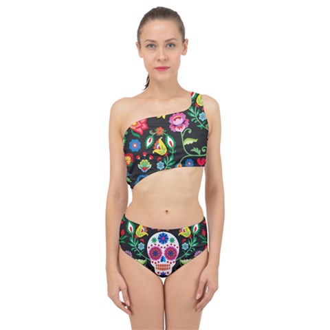 Spliced Up Two Piece Swimsuit 