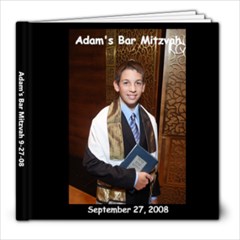 Bar Mitzvah AZ - 8x8 Photo Book (20 pages)