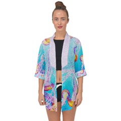 Open Front Chiffon Kimono