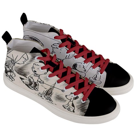 Men s Mid-Top Canvas Sneakers 