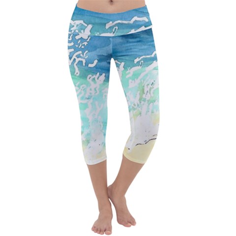 Capri Yoga Leggings Front