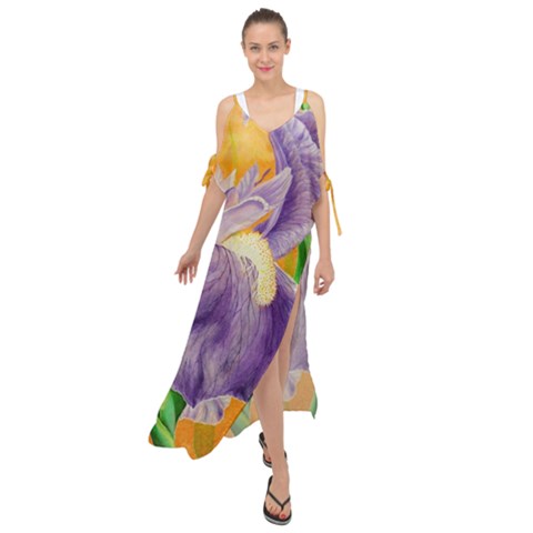 Maxi Chiffon Cover Up Dress 