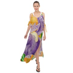 maxi cover-up size medium - Maxi Chiffon Cover Up Dress