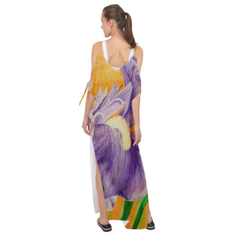 Maxi Chiffon Cover Up Dress 