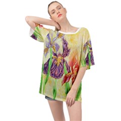 chiffon oversized top as above  - Oversized Chiffon Top