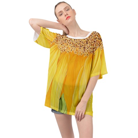 Oversized Chiffon Top 