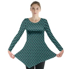 Aqua Mickey Long Sleeve - Long Sleeve Tunic 