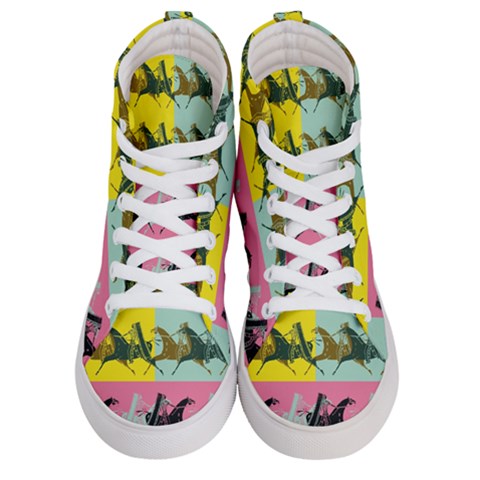 Women s Hi-Top Skate Sneakers 