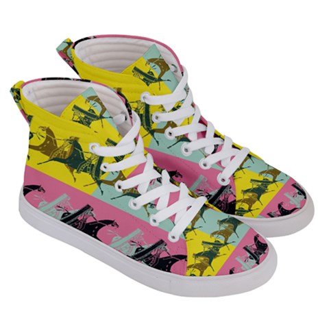 Women s Hi-Top Skate Sneakers 