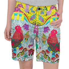 Key West Rooster Pocket Shorts - Women s Pocket Shorts