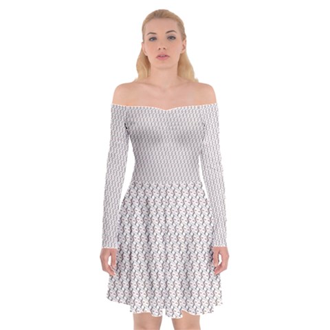 Off Shoulder Skater Dress 