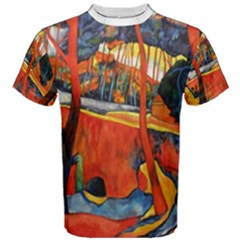 T-shirt - cotton - men s large  - Men s Cotton T-Shirt