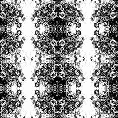 Black N White Swirl Pattern