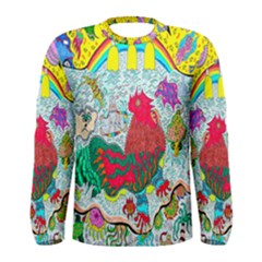 Cosmic KW Rooster Mens long sleeve T - Men s Long Sleeve T-Shirt