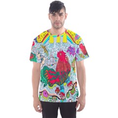 Cosmis KW Rooster mens sport mesh T - Men s Sport Mesh T-Shirt
