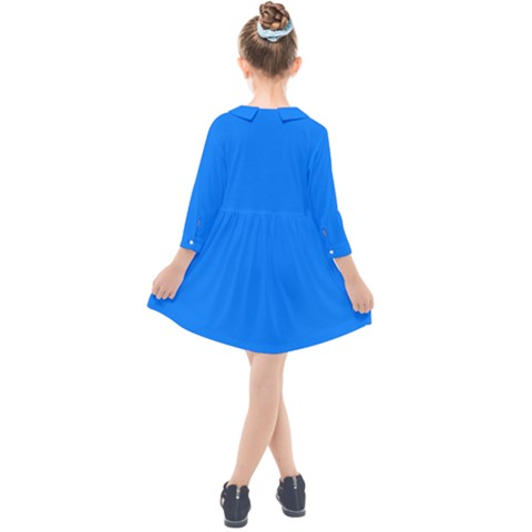 Kids  Quarter Sleeve Shirt Dress 