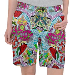 Purple Submarine Pocket Shorts - Women s Pocket Shorts