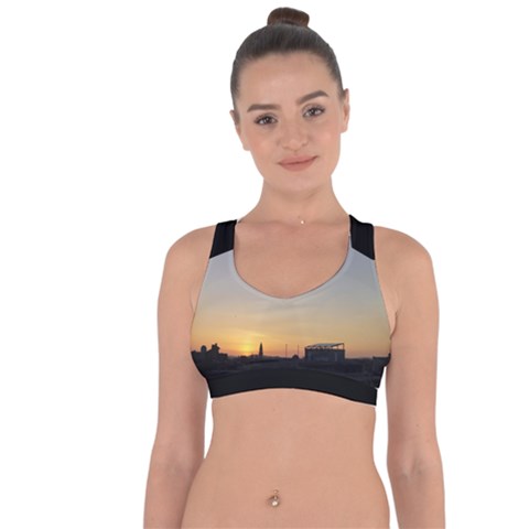 Cross String Back Sports Bra 