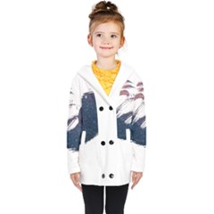 Kids  Double Breasted Button Coat