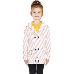 Kids  Double Breasted Button Coat