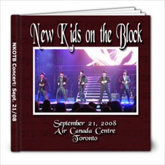 nkotb concert - 8x8 Photo Book (20 pages)