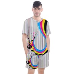 Men s Mesh T-Shirt and Shorts Set
