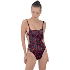 Tie Strap One Piece Swimsuit