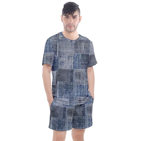 Men s Mesh T-Shirt and Shorts Set 