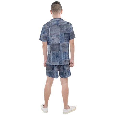 Men s Mesh T-Shirt and Shorts Set 