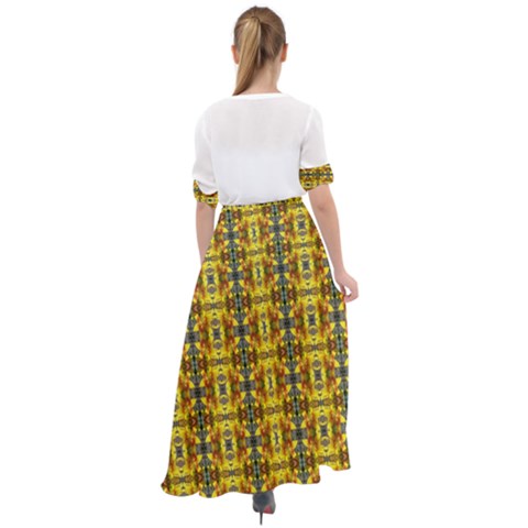 Waist Tie Boho Maxi Dress 