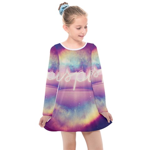 Kids  Long Sleeve Dress 