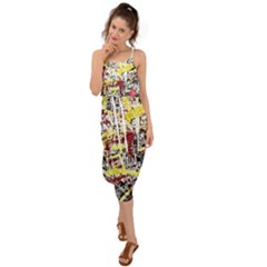 Waist Tie Cover Up Chiffon Dress