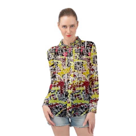 Long Sleeve Chiffon Shirt 