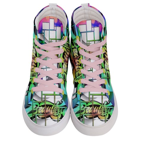 Women s Hi-Top Skate Sneakers 