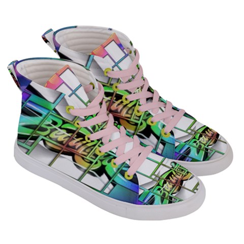 Women s Hi-Top Skate Sneakers 