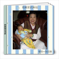 baby brandon with great grandparents - 8x8 Photo Book (20 pages)