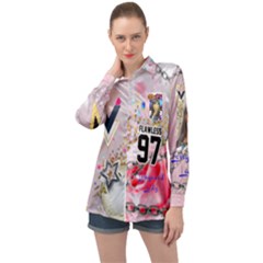Long Sleeve Satin Shirt