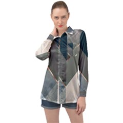 Long Sleeve Satin Shirt