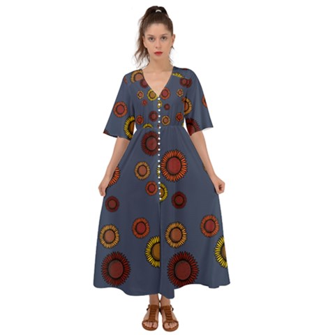 Kimono Sleeve Boho Dress 