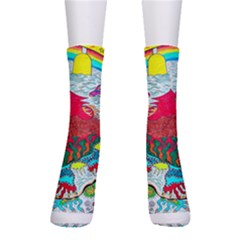 supersonic rooster mens crew socks