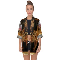 Paris Kimono1 - Open Front Chiffon Kimono