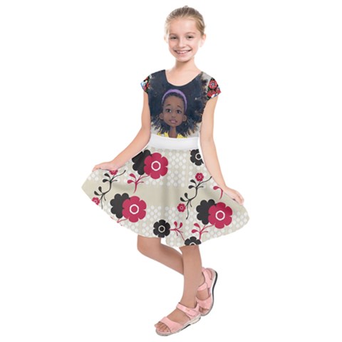 Kids  Short Sleeve Dress 