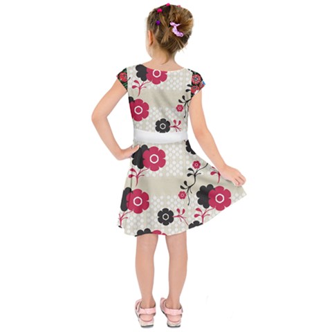 Kids  Short Sleeve Dress 