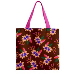 Zipper Grocery Tote Bag