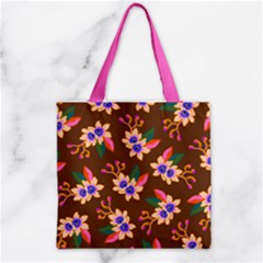 Zipper Grocery Tote Bag 